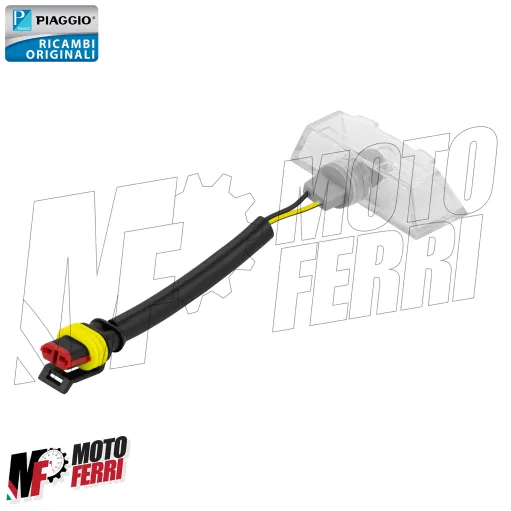 MF8855 Luce Targa Originale Piaggio Vespa Primavera Sprint 50 125 150 dal 2013 al 2020