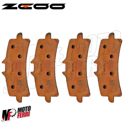 MF2070 Pastiglie Freno Anteriore Zcoo Racing DUCATI PANIGALE V4 1000 1100 1103 da 2018 a 2024