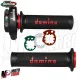 MF8856 Comando Gas Rapido Domino XM2 Racing con 3 Ghiere + Cavi Universale Moto