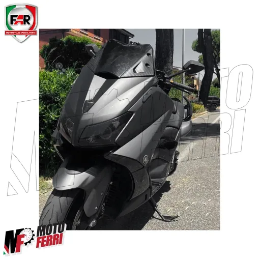 MF8857 Specchietti da Manubrio + Tappi FAR Capitan TMax 530 - 560 / 2012 - 2021