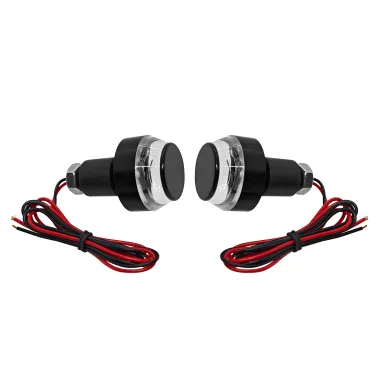 MF8859 Coppia Frecce Manubrio Led End Bar FAR Universali Cafè Racer Moto Scooter