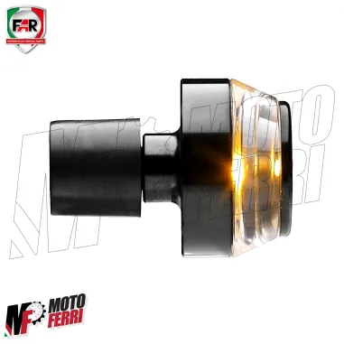 MF8859 Coppia Frecce Manubrio Led End Bar FAR Universali Cafè Racer Moto Scooter