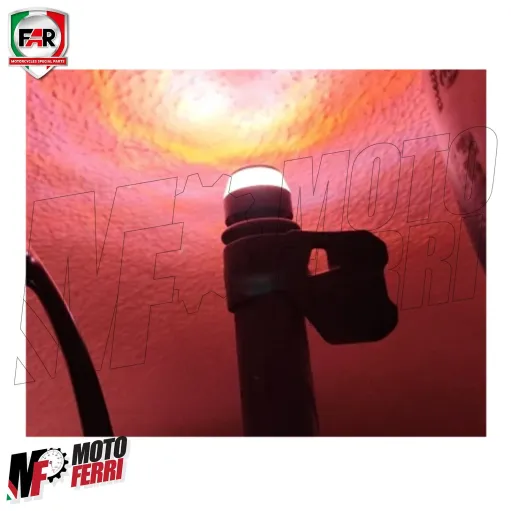 MF8859 Coppia Frecce Manubrio Led End Bar FAR Universali Cafè Racer Moto Scooter