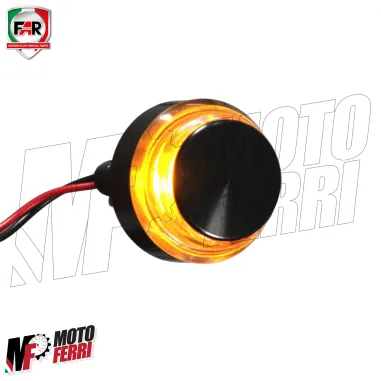 MF8859 Coppia Frecce Manubrio Led End Bar FAR Universali Cafè Racer Moto Scooter