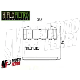 MF1675 - FILTRO OLIO HIFLO HF204 HONDA CBF CBR RR HORNET 600 1000 SH 300 CBX 2