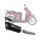 MF8862 Scarico Marmitta con collettore Mivv Mover Honda SH 350 dal 2022 al 2024