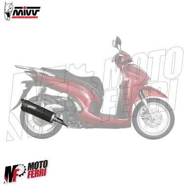 MF8862 Scarico Marmitta con collettore Mivv Mover Honda SH 350 dal 2022 al 2024