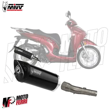 MF8862 Scarico Marmitta con collettore Mivv Mover Honda SH 350 dal 2022 al 2024