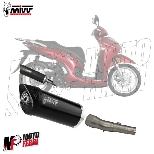 MF8862 Scarico Marmitta con collettore Mivv Mover Honda SH 350 dal 2022 al 2024