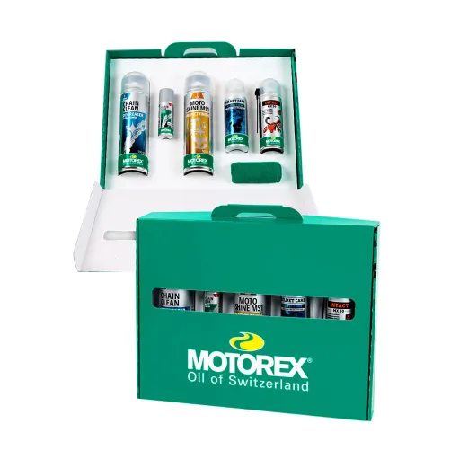 MF8863 Kit Pulizia Manutenzione Completo Motorex Ride N Shine per Moto Scooter