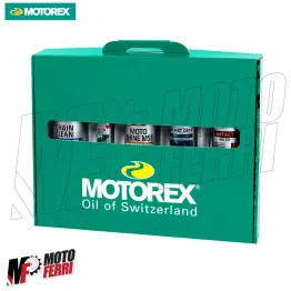 MF8863 Kit Pulizia Manutenzione Completo Motorex Ride N Shine per Moto Scooter 2