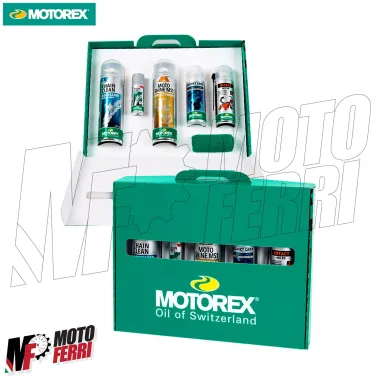 MF8863 Kit Pulizia Manutenzione Completo Motorex Ride N Shine per Moto Scooter