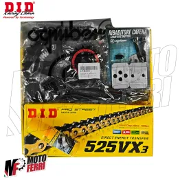 MF8866 Kit Trasmissione DID Ducati Multistrada 950 Corona 43 Pignone 15 da 2017 a 2020 2