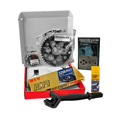 MF8854 Kit Trasmissione DID GP Ducati Panigale 1100 V4 Corona 41 Pignone 16 Catena ERV7 passo 520 dal 2018 al 2024