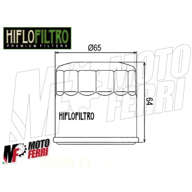 MF1679 - FILTRO OLIO HIFLO HF204 YAMAHA MT-07 FZ1 FZ6 FZ8 R1 R6 XJ6 V-STAR