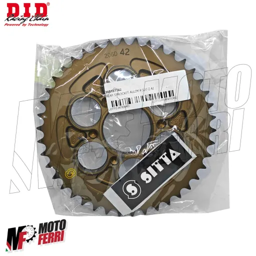 MF8869 Kit Trasmissione DID GP Ducati Panigale 1000 V4 R Corona 42 Pignone 15 Catena ERV7 passo 520 dal 2019 al 2024