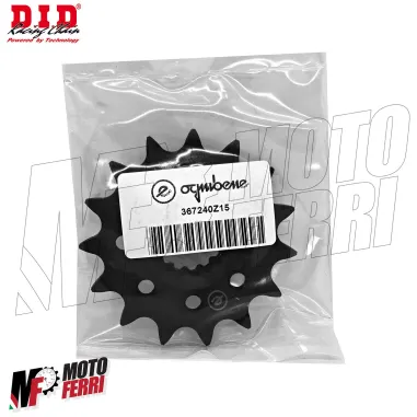 MF8869 Kit Trasmissione DID GP Ducati Panigale 1000 V4 R Corona 42 Pignone 15 Catena ERV7 passo 520 dal 2019 al 2024