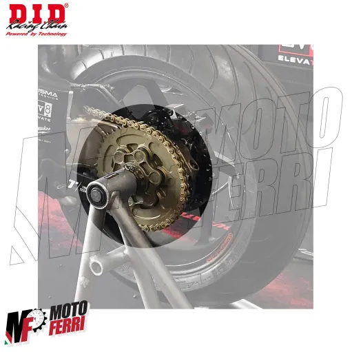 MF8869 Kit Trasmissione DID GP Ducati Panigale 1000 V4 R Corona 42 Pignone 15 Catena ERV7 passo 520 dal 2019 al 2024