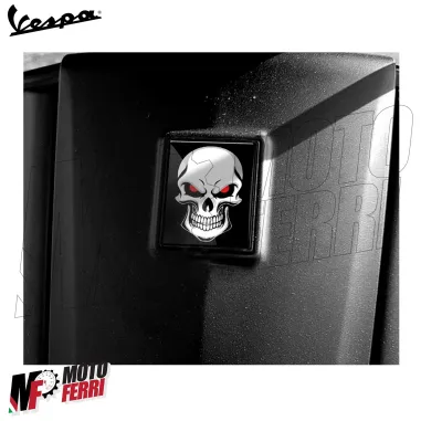 MF8873 Emblema Scudetto Stemma Teschio Skull Vespa GTS GTV LX S Primavera Sprint