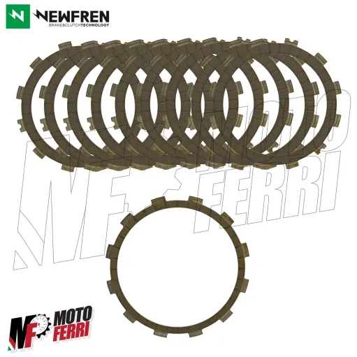 MF8872 Kit 10 Dischi Frizione Racing Newfren BMW 1000 S XR K49 dal 2015 al 2019