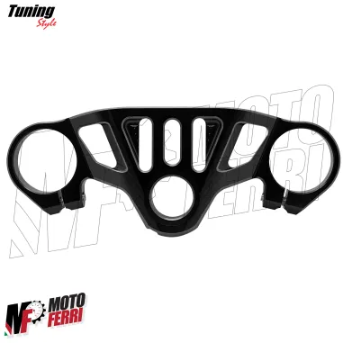 MF8876 Piastra Sterzo Racing Aprilia RS660 2021 2022 2023 2024 CNC Nero