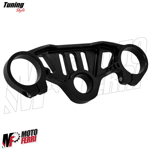 MF8876 Piastra Sterzo Racing Aprilia RS660 2021 2022 2023 2024 CNC Nero