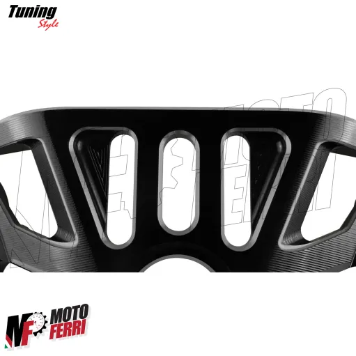 MF8876 Piastra Sterzo Racing Aprilia RS660 2021 2022 2023 2024 CNC Nero