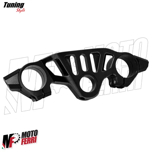 MF8876 Piastra Sterzo Racing Aprilia RS660 2021 2022 2023 2024 CNC Nero