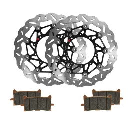 MF8877 Dischi Freno Anteriore BRAKING SK2 + Pastiglie Honda XADV 750 da 2017 a 2025