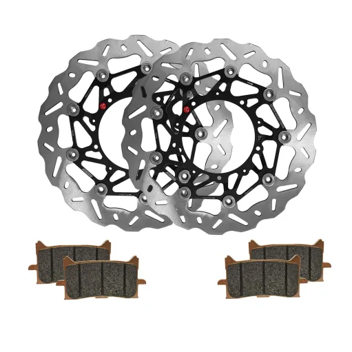 MF8877 Dischi Freno Anteriore BRAKING SK2 + Pastiglie Honda XADV 750 da 2017 a 2025