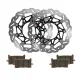 MF8877 Dischi Freno Anteriore BRAKING SK2 + Pastiglie Honda XADV 750 da 2017 a 2025
