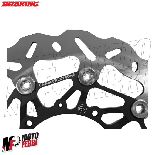 MF8877 Dischi Freno Anteriore BRAKING SK2 + Pastiglie Honda XADV 750 da 2017 a 2025