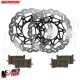 MF8877 Dischi Freno Anteriore BRAKING SK2 + Pastiglie Honda XADV 750 da 2017 a 2025