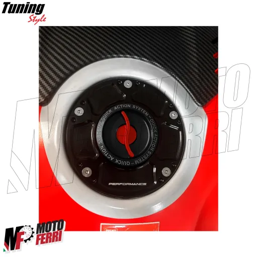 MF8878 Tappo Benzina Sgancio Rapido CNC Ducati V2 V4 Panigale Streetfighter