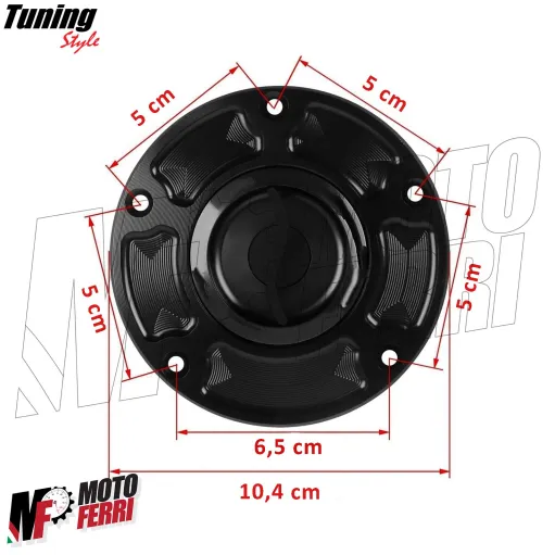MF8878 Tappo Benzina Sgancio Rapido CNC Ducati V2 V4 Panigale Streetfighter