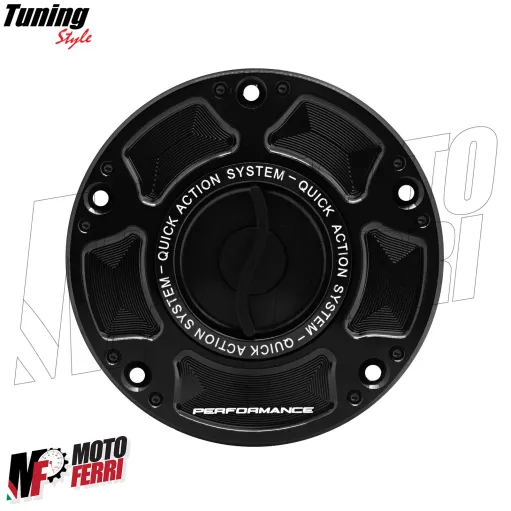 MF8879 Tappo Benzina Sgancio Rapido CNC Ducati V2 V4 Panigale Streetfighter