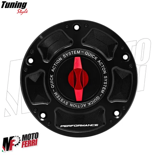 MF8880 Tappo Benzina Sgancio Rapido CNC Ducati V2 V4 Panigale Streetfighter