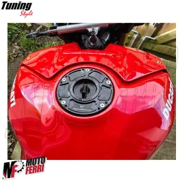 MF8881 Tappo Benzina Sgancio Rapido CNC Ducati V2 V4 Panigale Streetfighter 2