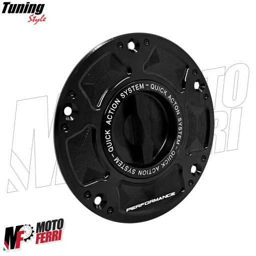 MF8881 Tappo Benzina Sgancio Rapido CNC Ducati V2 V4 Panigale Streetfighter