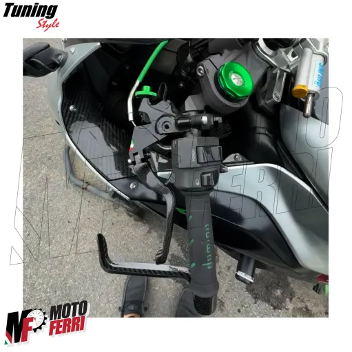 MF8882 Paraleve Protezione Leva Freno Frizione Carbonio Racing Universale Moto