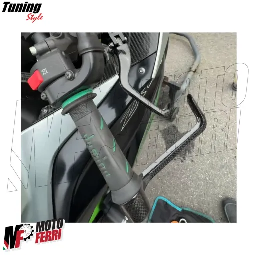 MF8882 Paraleve Protezione Leva Freno Frizione Carbonio Racing Universale Moto