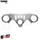 MF8883 Piastra Sterzo Racing Ducati Panigale V4 V4S V4R CNC Argento dal 2018 a 2024
