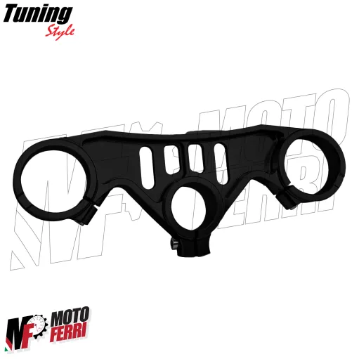MF8884 Piastra Sterzo Racing Ducati Panigale V4 V4S V4R CNC Nero da 2018 a 2024