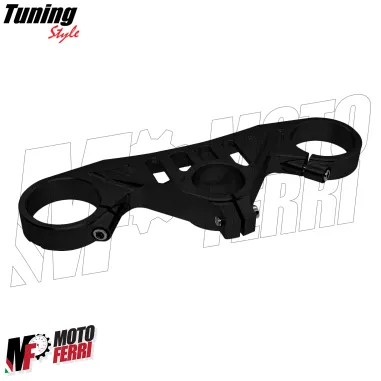 MF8884 Piastra Sterzo Racing Ducati Panigale V4 V4S V4R CNC Nero da 2018 a 2024