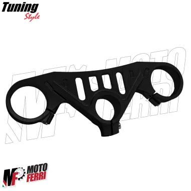 MF8884 Piastra Sterzo Racing Ducati Panigale V4 V4S V4R CNC Nero da 2018 a 2024