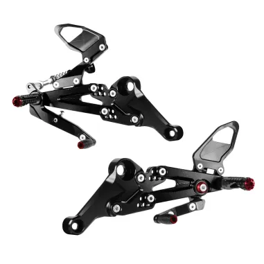 MF8887 Kit Pedane Arretrate Regolabili CNC Aprilia 660 RS / Tuono da 2020 a 2025