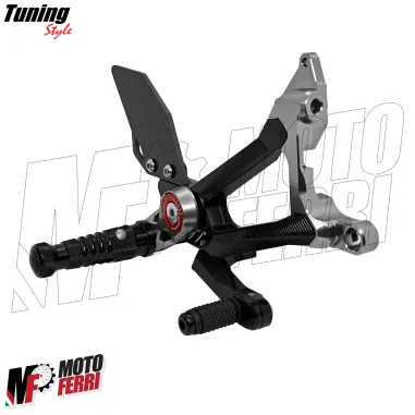 MF8889 Kit Pedane Arretrate CNC Ducati Streetfighter V4 V4S dal 2020 al 2024