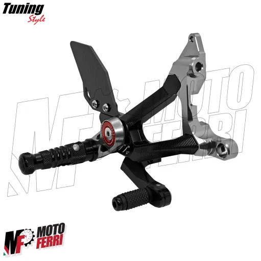 MF8889 Kit Pedane Arretrate CNC Ducati Streetfighter V4 V4S dal 2020 al 2024