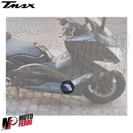 MF8897 Coppia Pedane Poggiapiedi Alluminio Yamaha TMax 500 dal 2008 al 2011 2