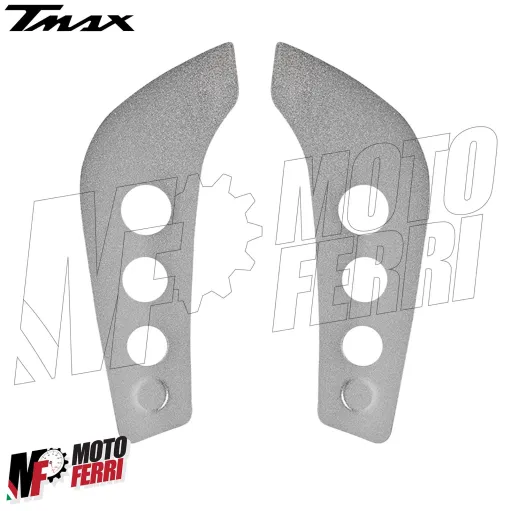 MF8897 Coppia Pedane Poggiapiedi Alluminio Yamaha TMax 500 dal 2008 al 2011